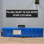 Pin sắt LiFePO4 32700 3.2V 60000mah 60Ah kèm mạch bảo vệ 1S cho đèn năng lượng mặt trời